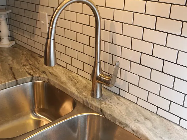Updated Kitchen sink and faucet