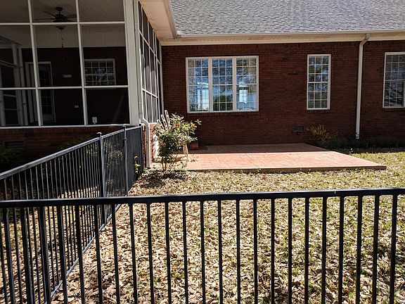 Back porch and patio        