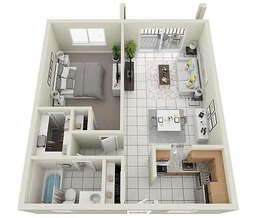 Floor plan Areca (A1)