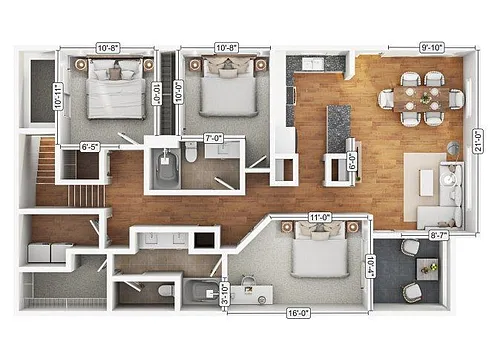 Floor plan 3B2