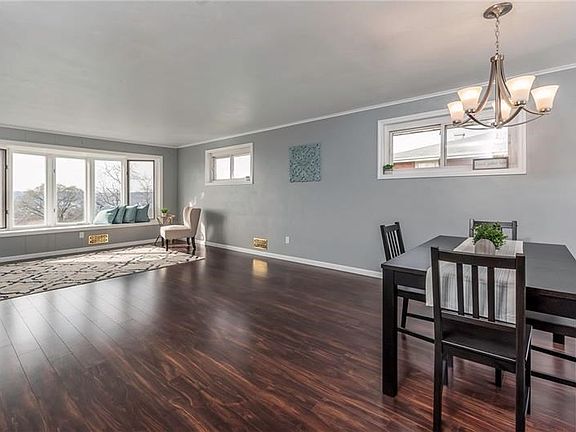 Enter into this light filled, open living and dining space.