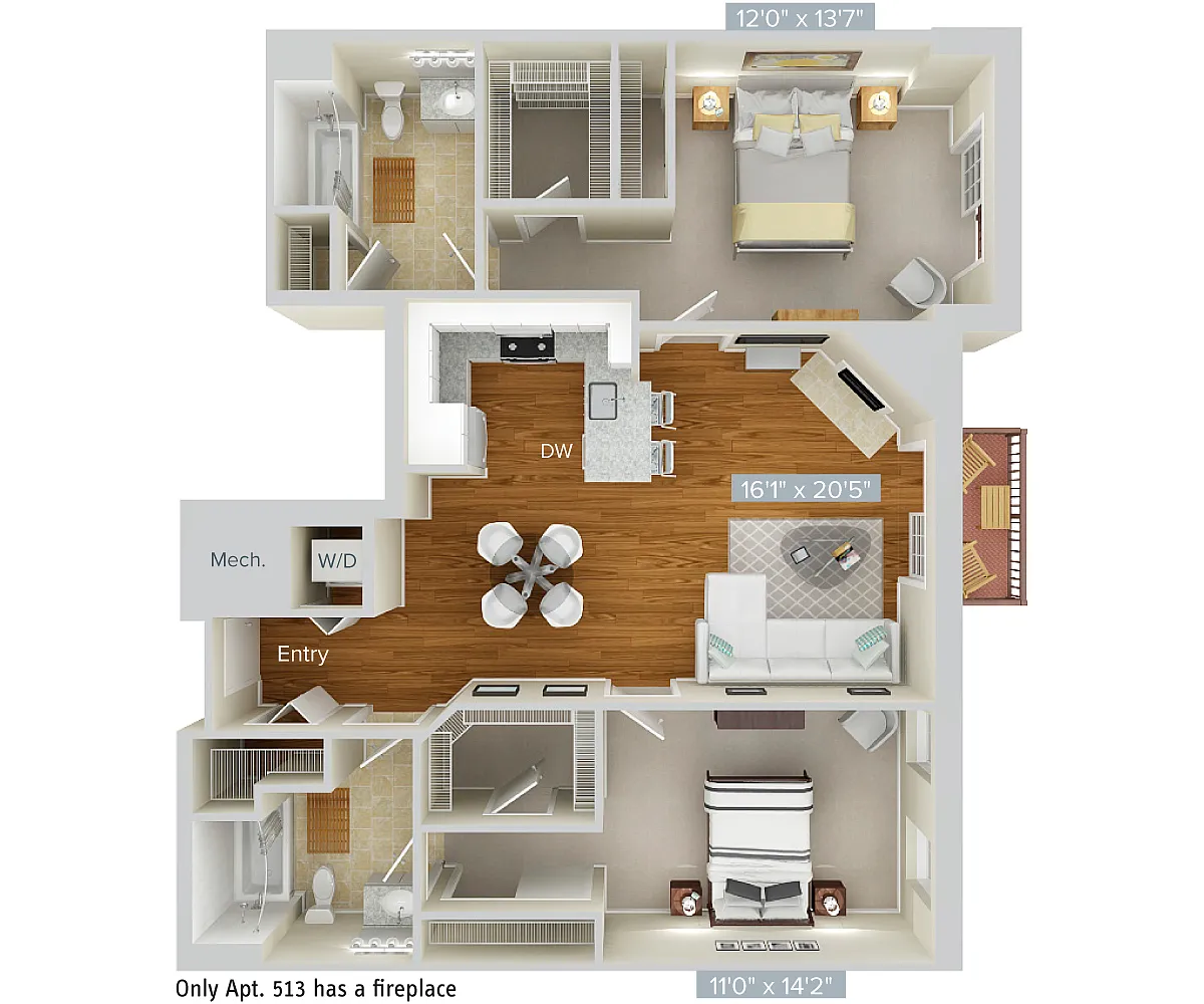 Floor plan B11-1170-L