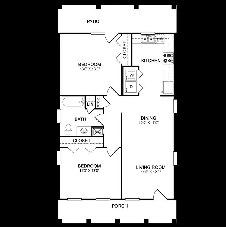 Floor plan The Pine Wood Rose