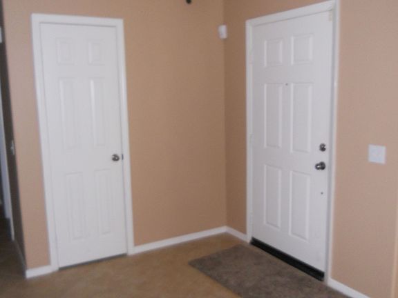 front door and closet