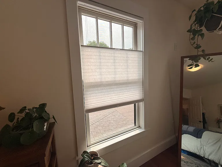 Top down bottom up blinds through out the apartment