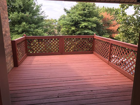Large deck off dining room