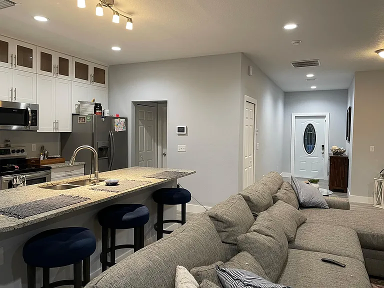 Open floor plan is wide open!