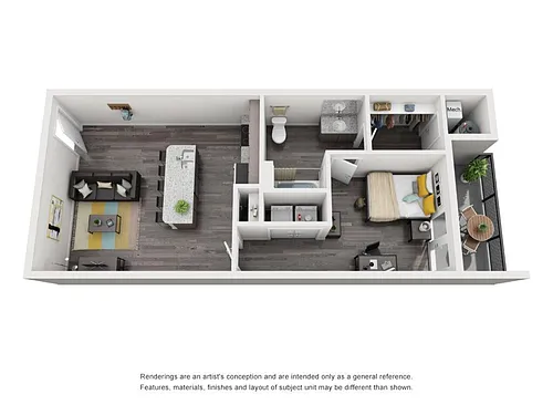Floor plan 1X1