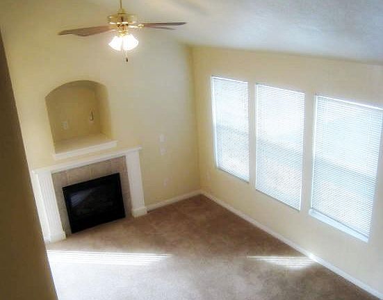 fireplace in living room