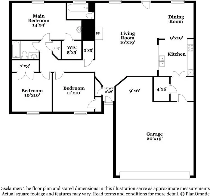 3 bed, 2.0 bath, 1462 sqft, $1,860 — Photo 2