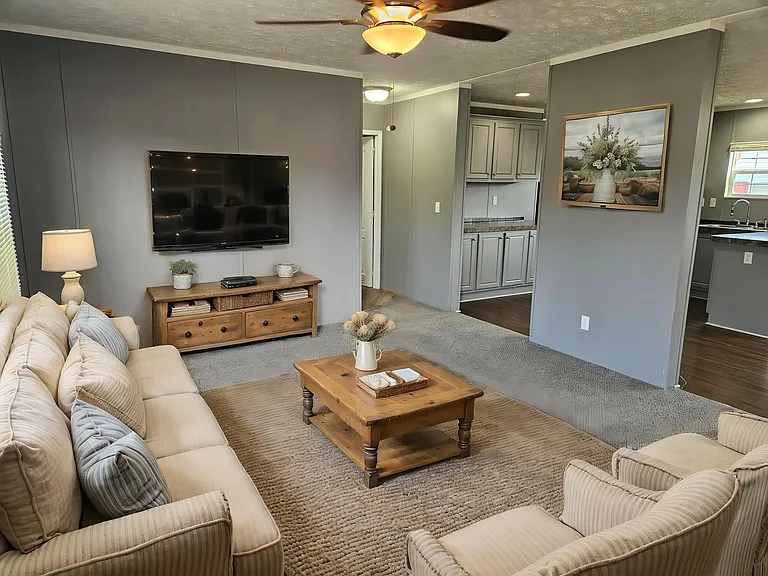 LIving room staged