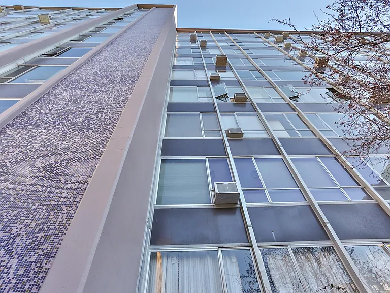The beautiful 1960's Sutton Place is nicknamed the "Purple Palace"