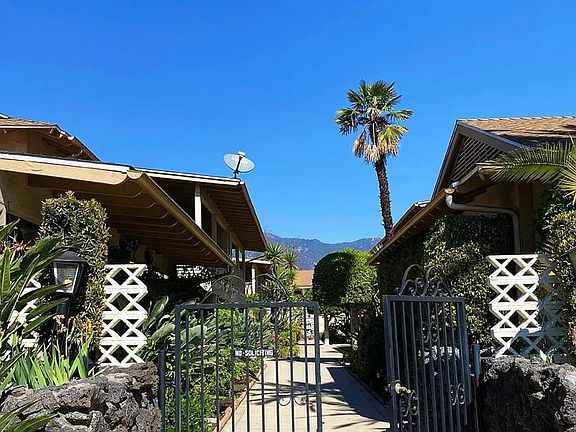 Front entrance to complex-nicely manicured landscaping