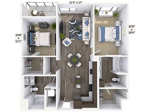 Floor plan B5-1098