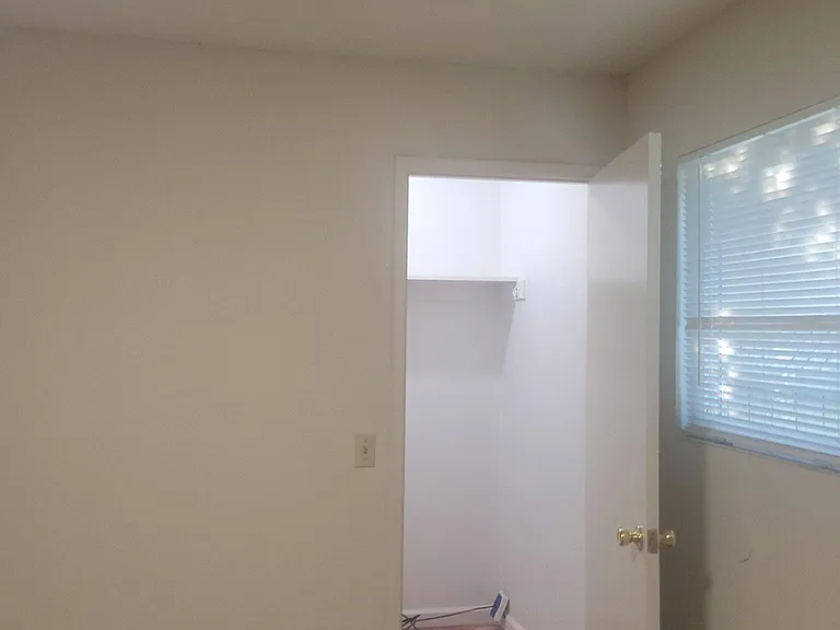 Open walk in closet