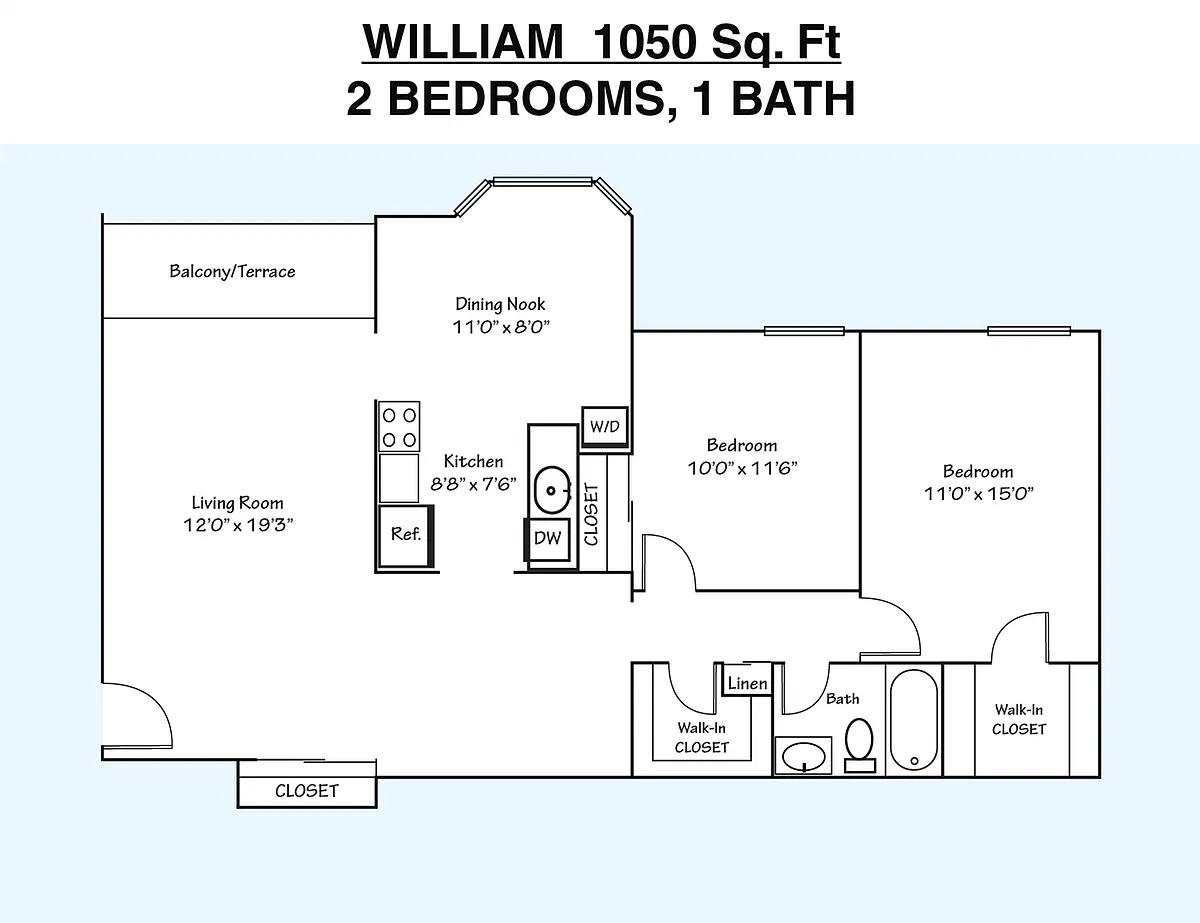 Floor plan William