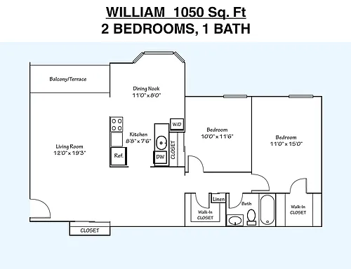 Floor plan William