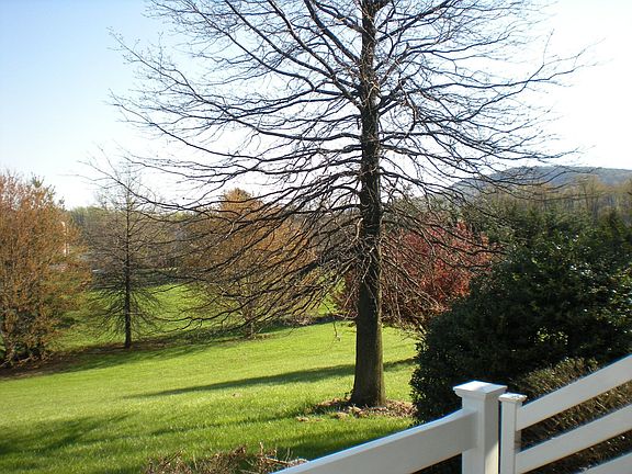 view to the SW from deck