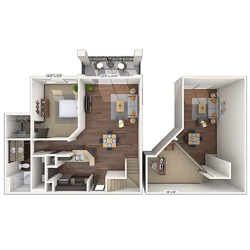 Floor plan Ascot Loft