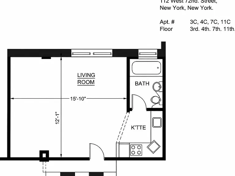 112 W 72nd St #3C — Photo 2
