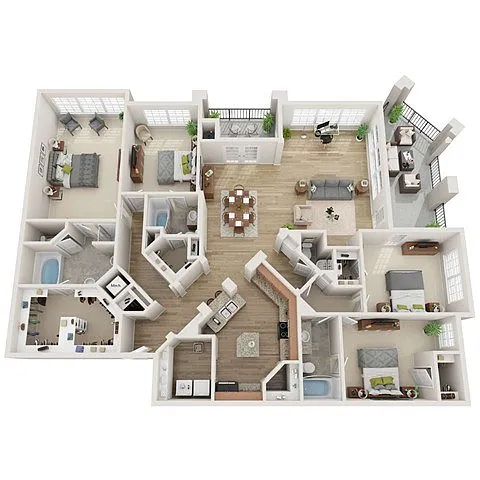 Floor plan D1