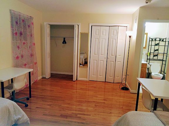 2 closet (you will have own closet and work station) as well as your own bed
