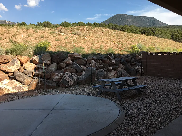 Great backyard for small pets