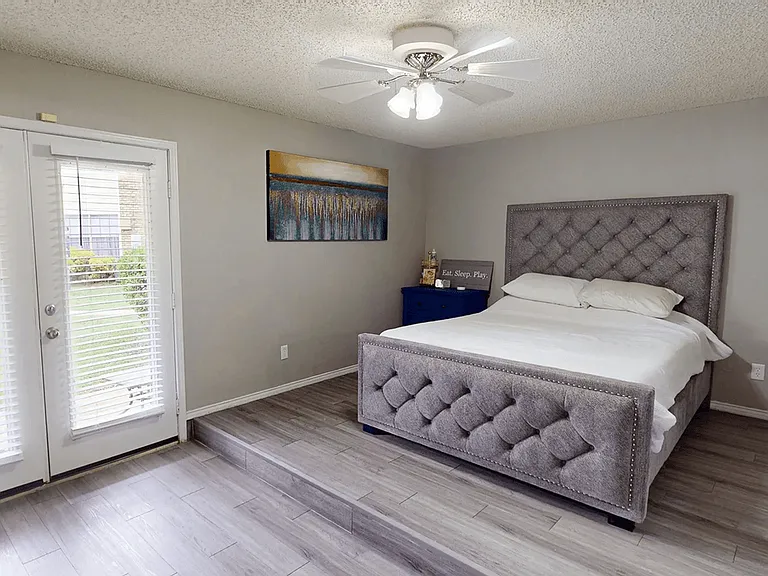 Bedroom with French Doors