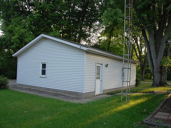 House side of garage