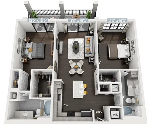 Floor plan B3_1234