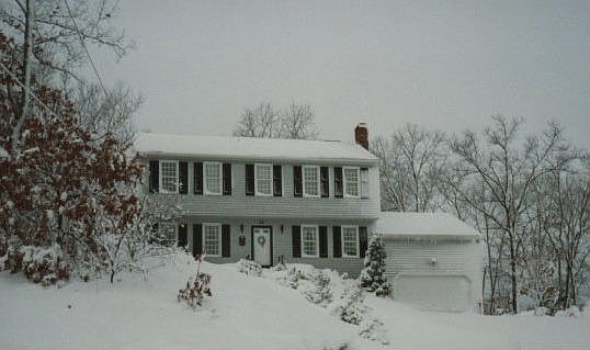 A Wintry Day, a cozy fire