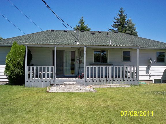Covered deck from kitchen