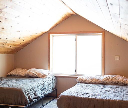 Upper level loft area