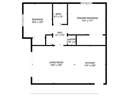 Floor plan 2 Bedroom