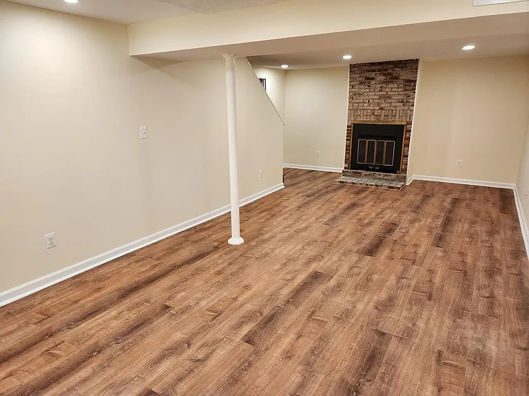 Fireplace in Basement