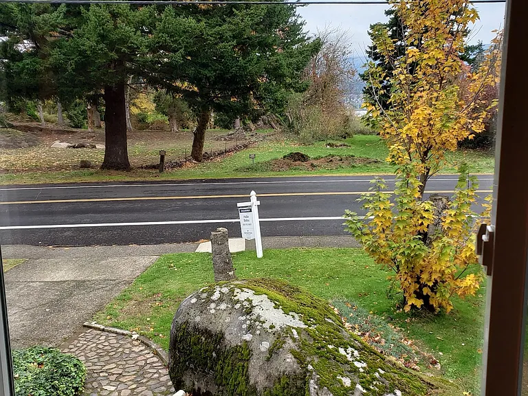 View from front of the house