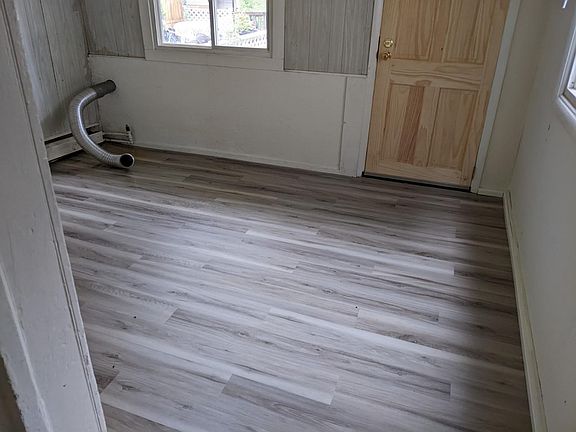 Laundry hook ups and mud room