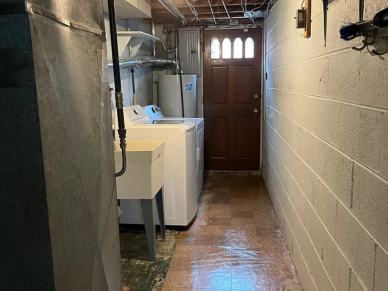 Basement - Utility area with new washer / dryer