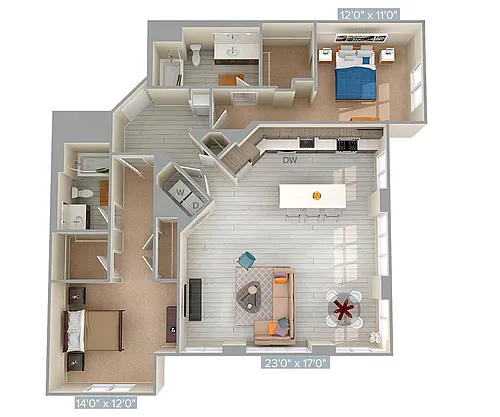 Floor plan B7-1468