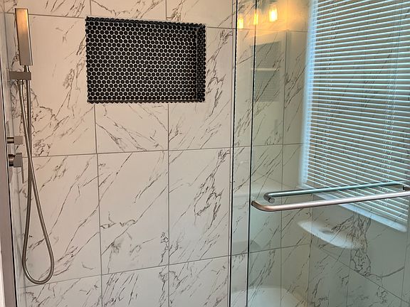 New bathroom with walk-in shower