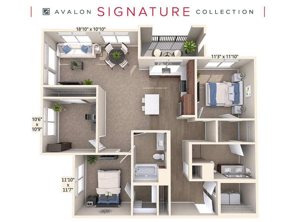 Floor plan B16-E-Wal