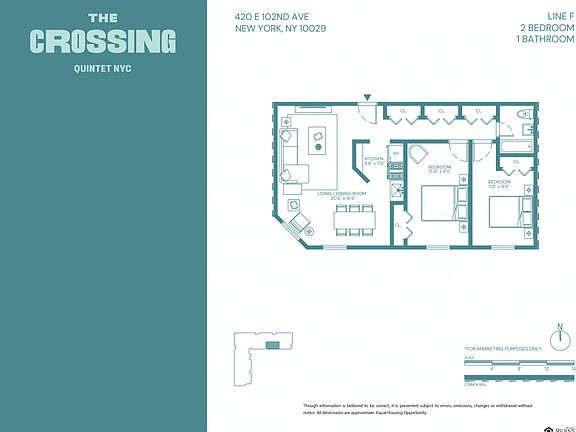 2nd image of 420 E 102nd St APT 10F