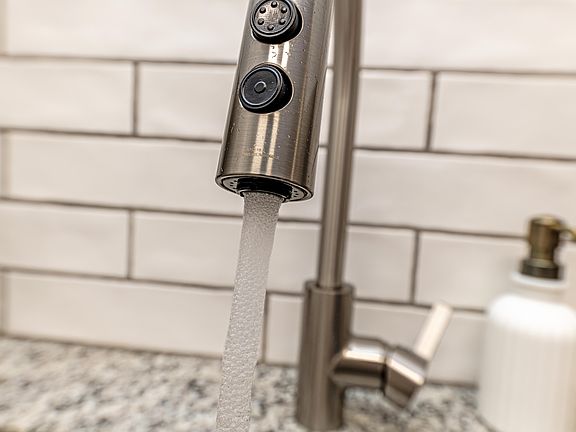 Kitchen backsplash detail