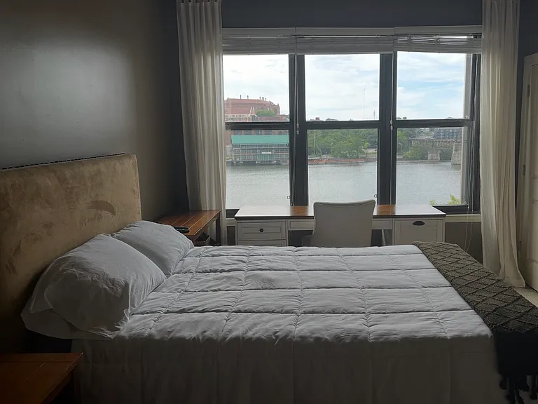 view from bedroom on the left side of condo