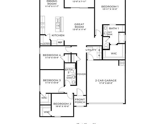 2nd image of 1136 W CHIMES TOWER Drive
