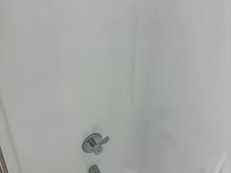 Fresh new tub and shower!