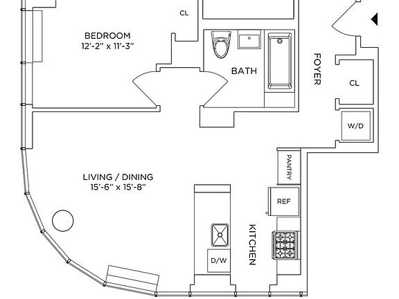 2nd image of 86 Fleet Pl APT 27D