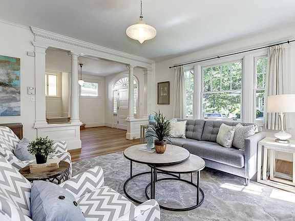 Large, light-filled living room