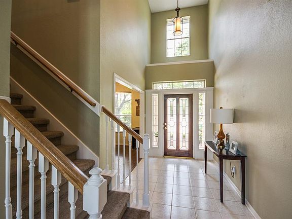 Elegant two story foyer as you enter the home. All carpet replaced in May 2018.