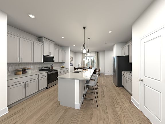 Skip takeout and prep dinner in the well-appointed kitchen.